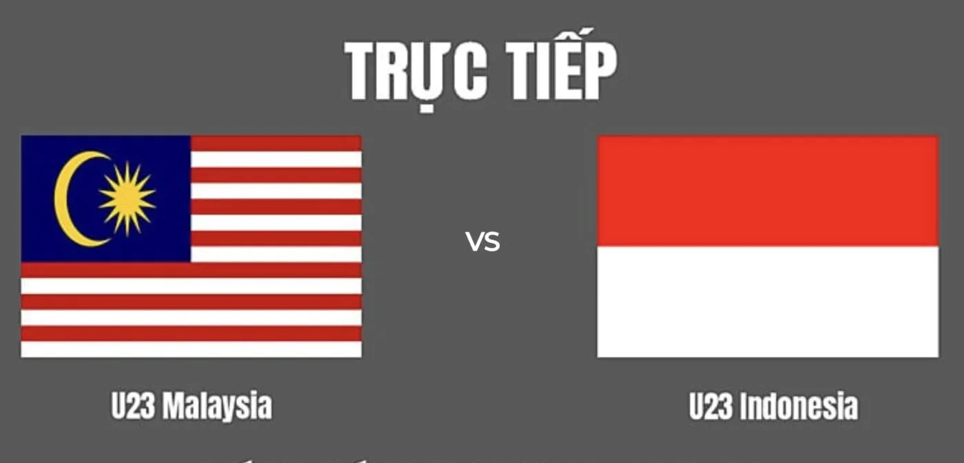 U23 Asean: U23 Indonesia vs U23 Malaysia 20h ngày 21/7